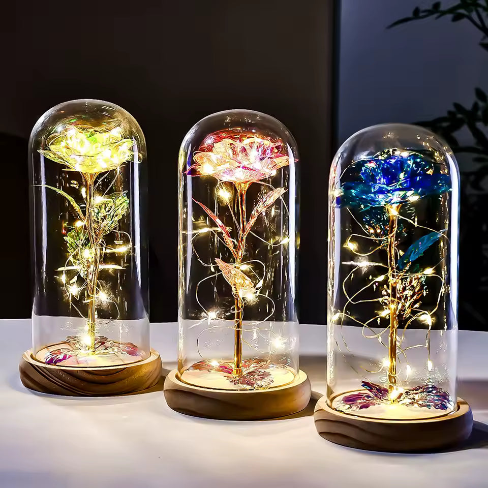 Fleurs artificielles galaxie à couleurs changeantes