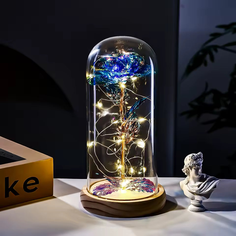 Fleurs artificielles galaxie à couleurs changeantes