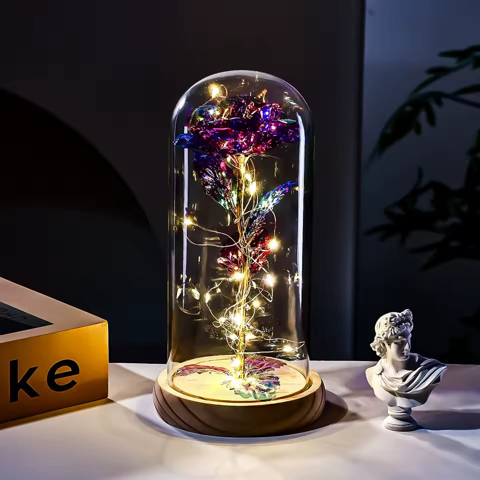 Fleurs artificielles galaxie à couleurs changeantes